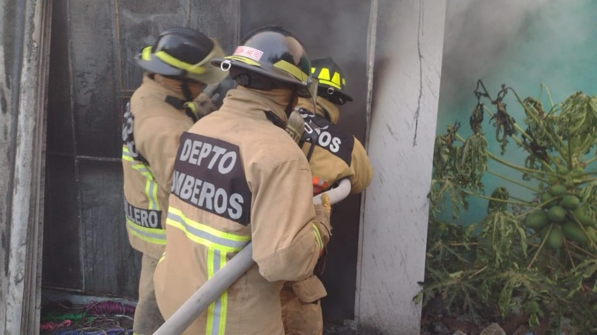 Casa se incendió en Cuautla