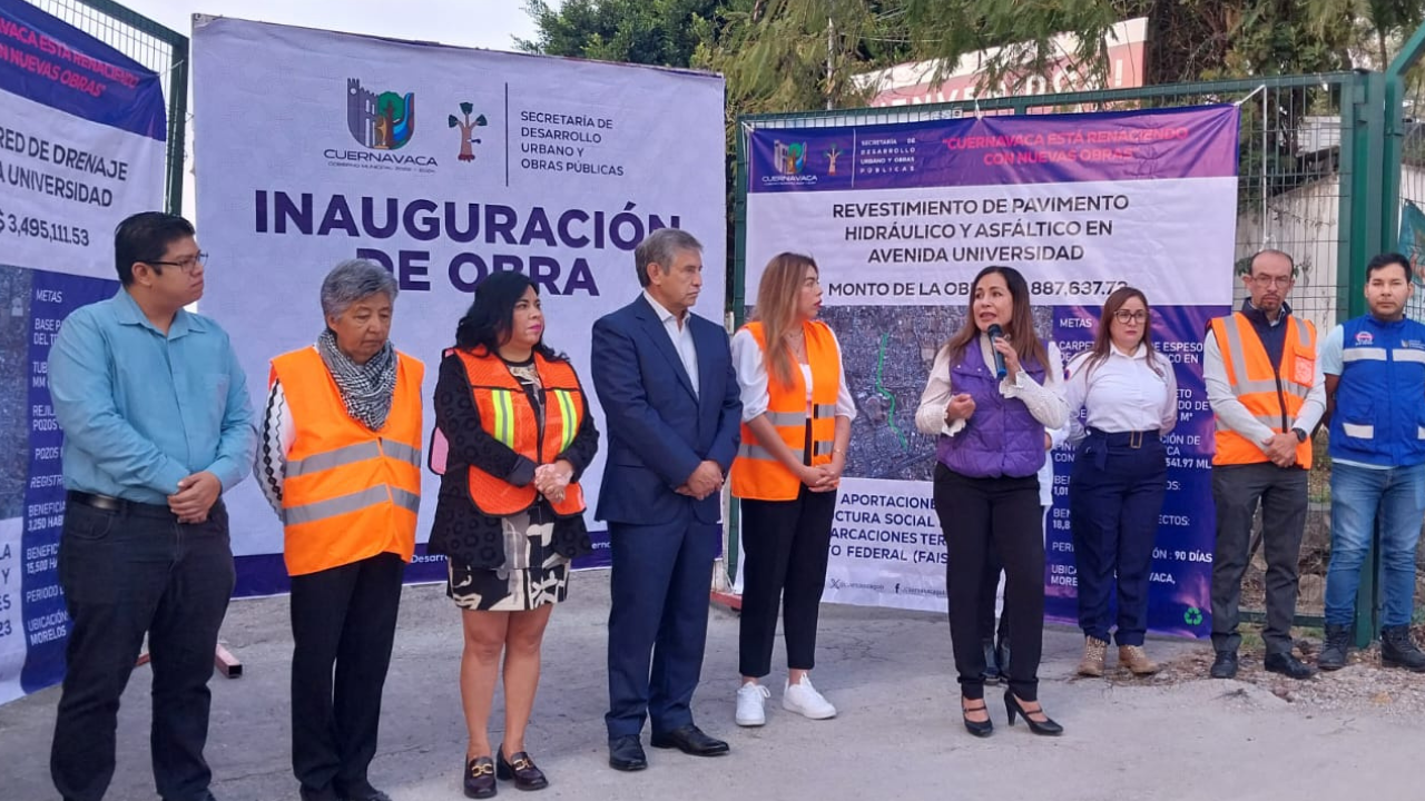 Culminan los trabajos de obra en Avenida Universidad