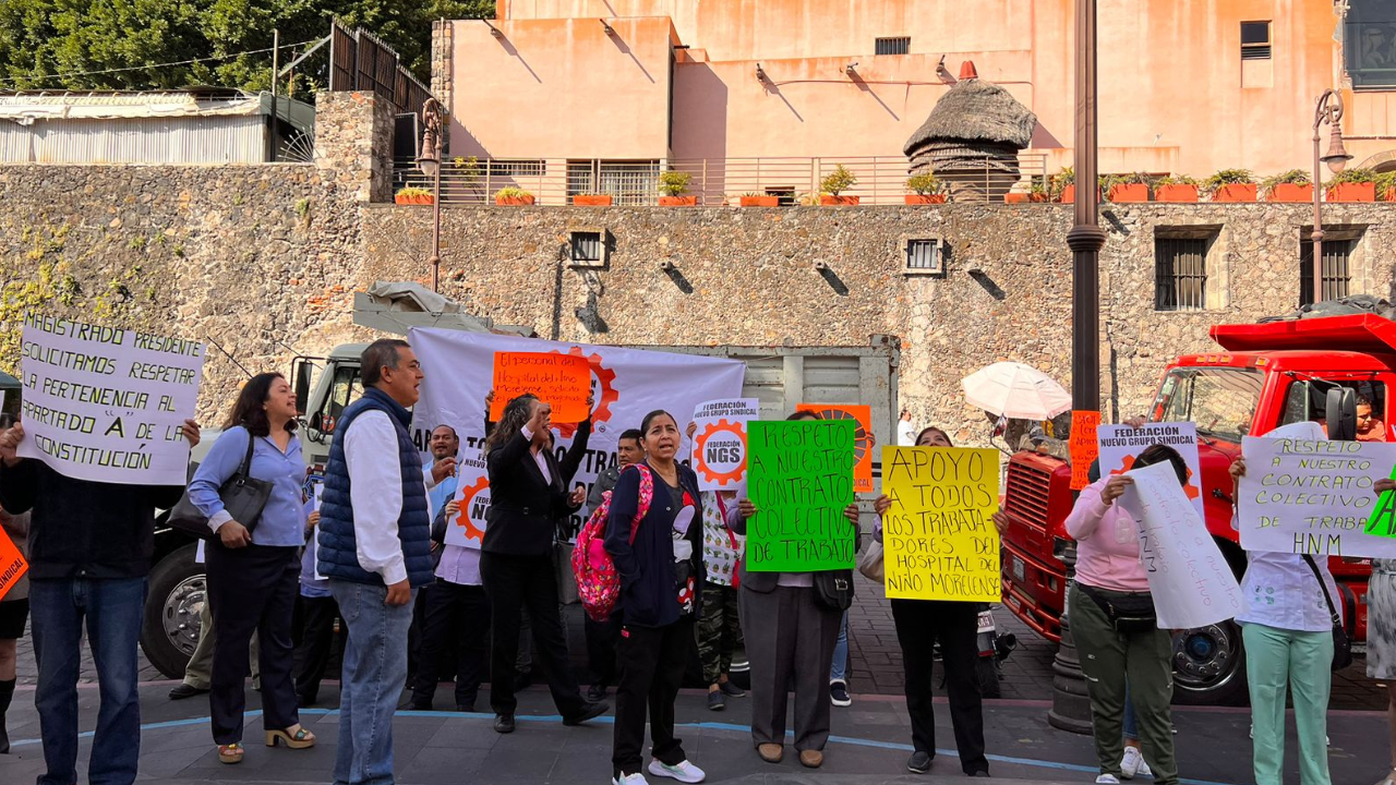 Trabajadores del HNM se manifestaron en el TSJ