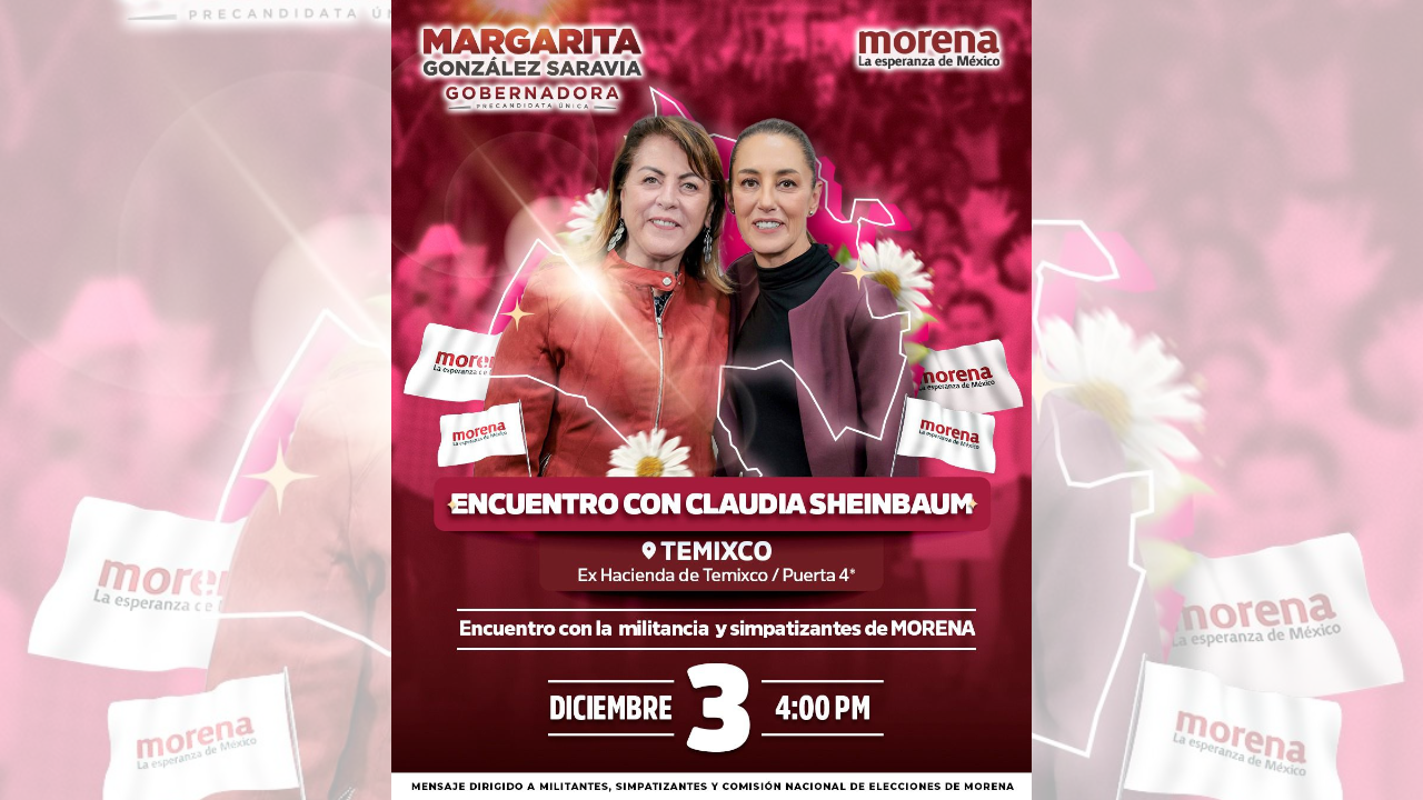 margarita celebra visita de sheinbaum