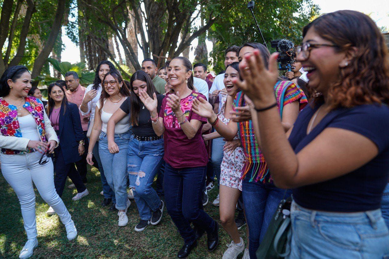 Sheinbaum convoca a jóvenes en Xochitepec a no abandonar sus anhelos de cambio