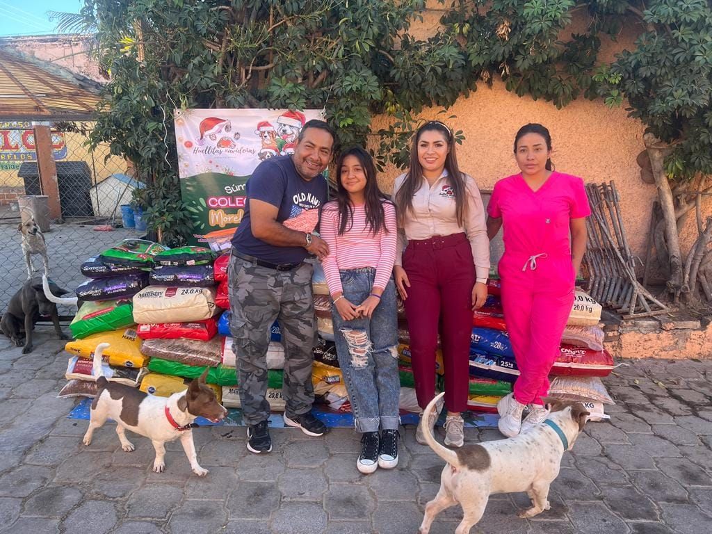 Animalistas donan a albergue 900 kilos de alimento a perritos de Miacatlán