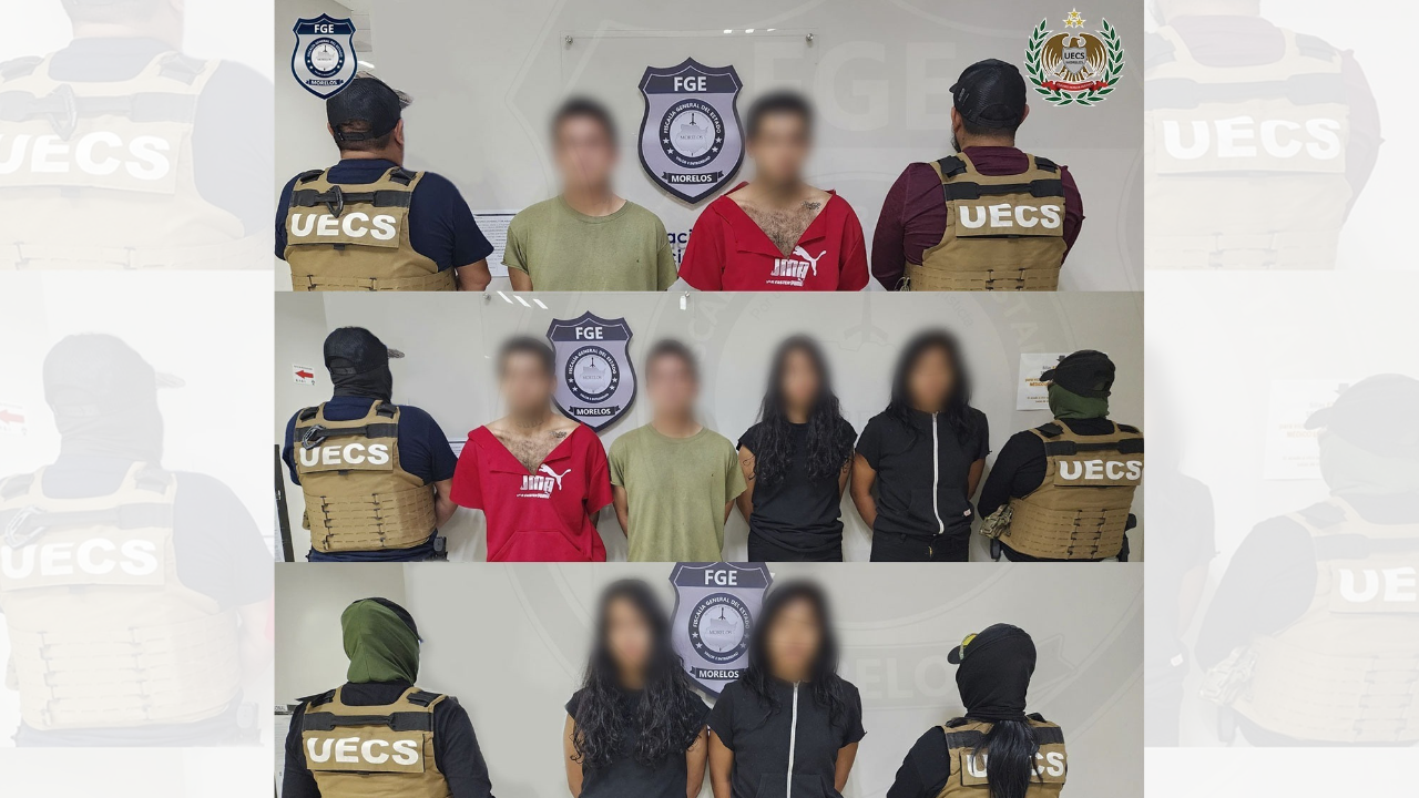 Detienen 4 extorsionadores en Cuautla; ninguno supera los 26 años de edad