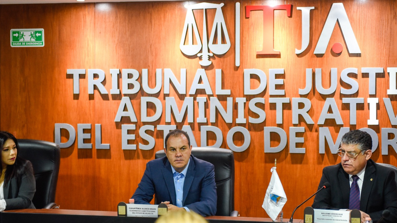 Atestigua Cuauhtémoc Blanco inauguración del muro de presidentes del Tribunal de Justicia Administrativa