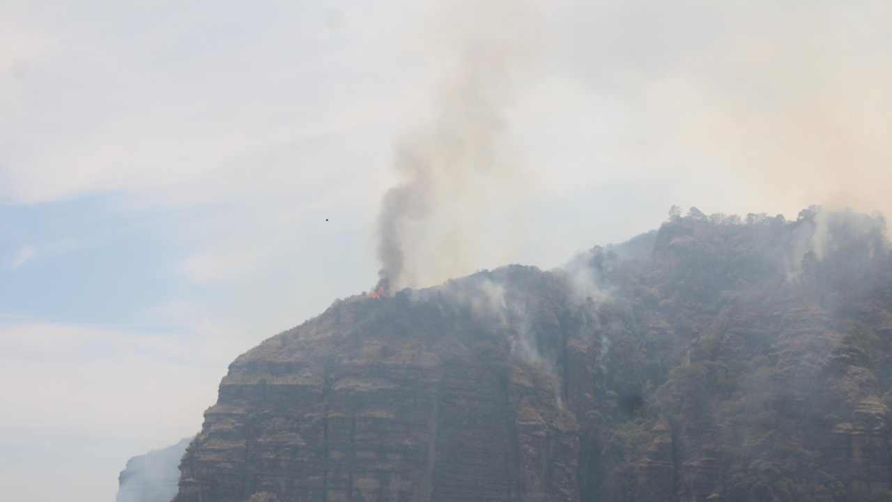 Aumentan incendios forestales en Morelos