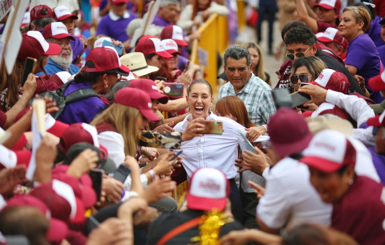 Continuaremos el movimiento que conquistó los corazones de México en 2018: Sheinbaum en Durango