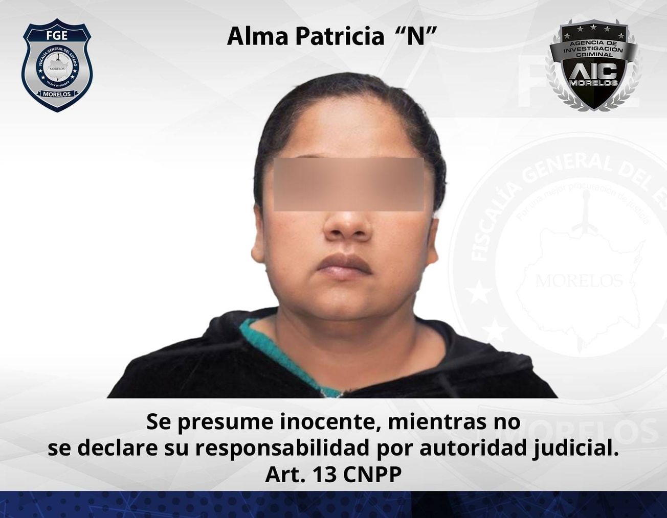 Dictan prisión preventiva contra Alma “N” por quitarle la vida a un militar en Ocotepec
