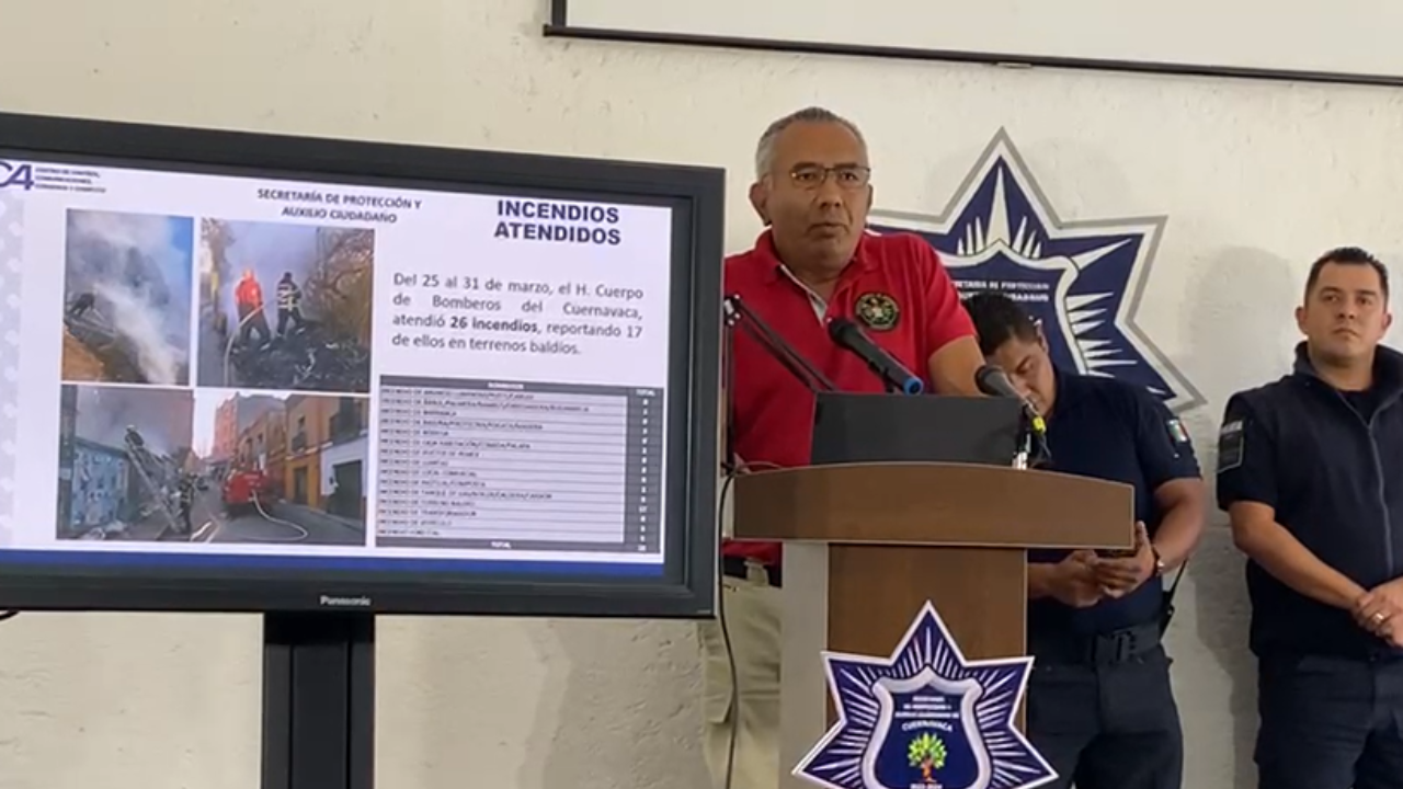 Cuernavaca cierra marzo con 90 incendios