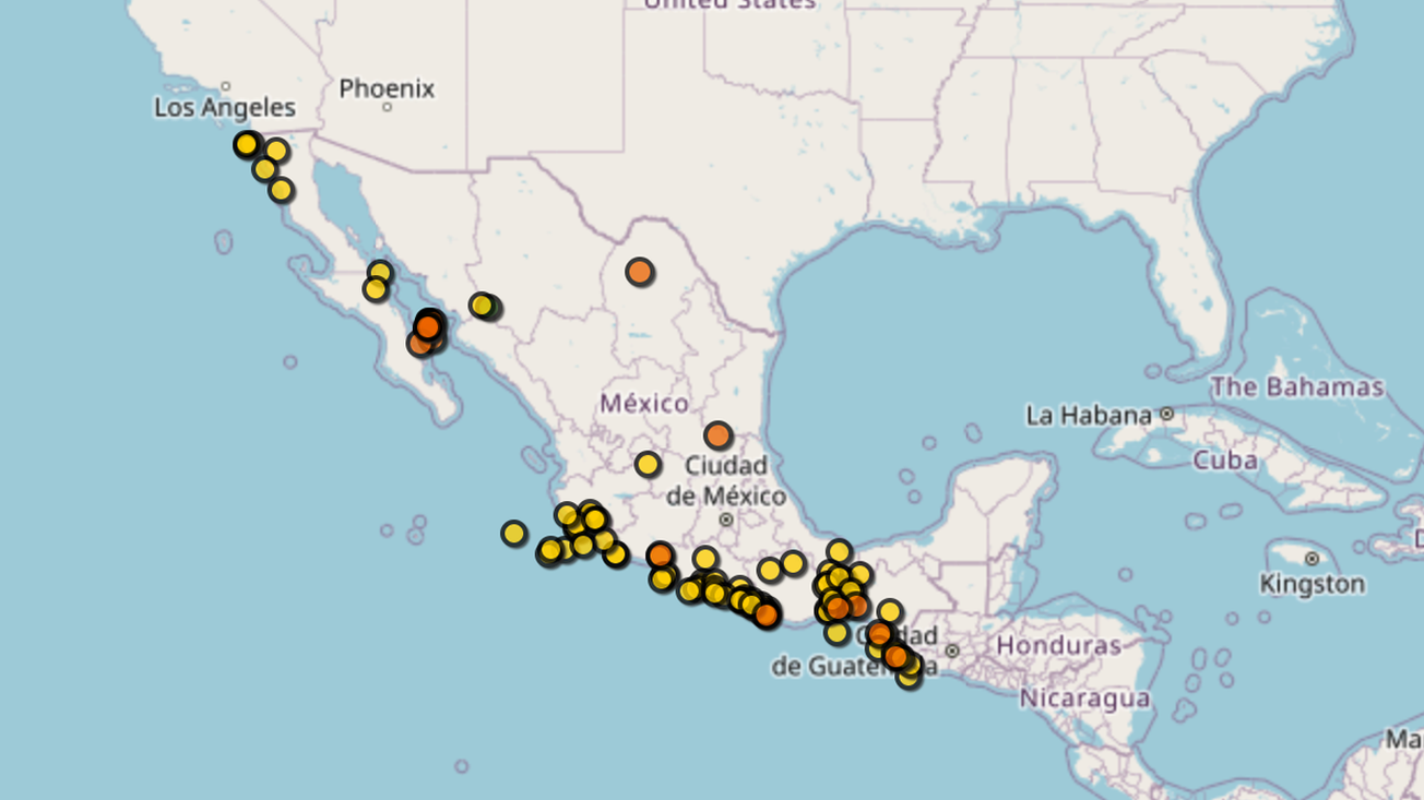 Se registran más de 40 sismos en todo México durante las últimas 24 horas: SSN