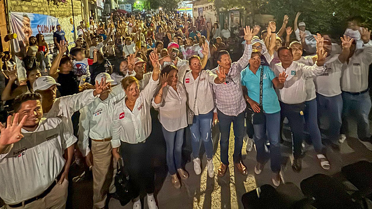 Habitantes del Capulín y la Modesto reconocen logros de Fernando Aguilar en Emiliano Zapata