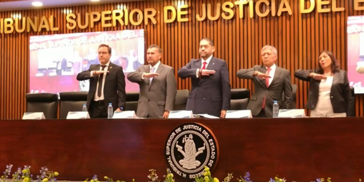El presidente magistrado del TSJ rindió su Segundo Informe de Actividades. 