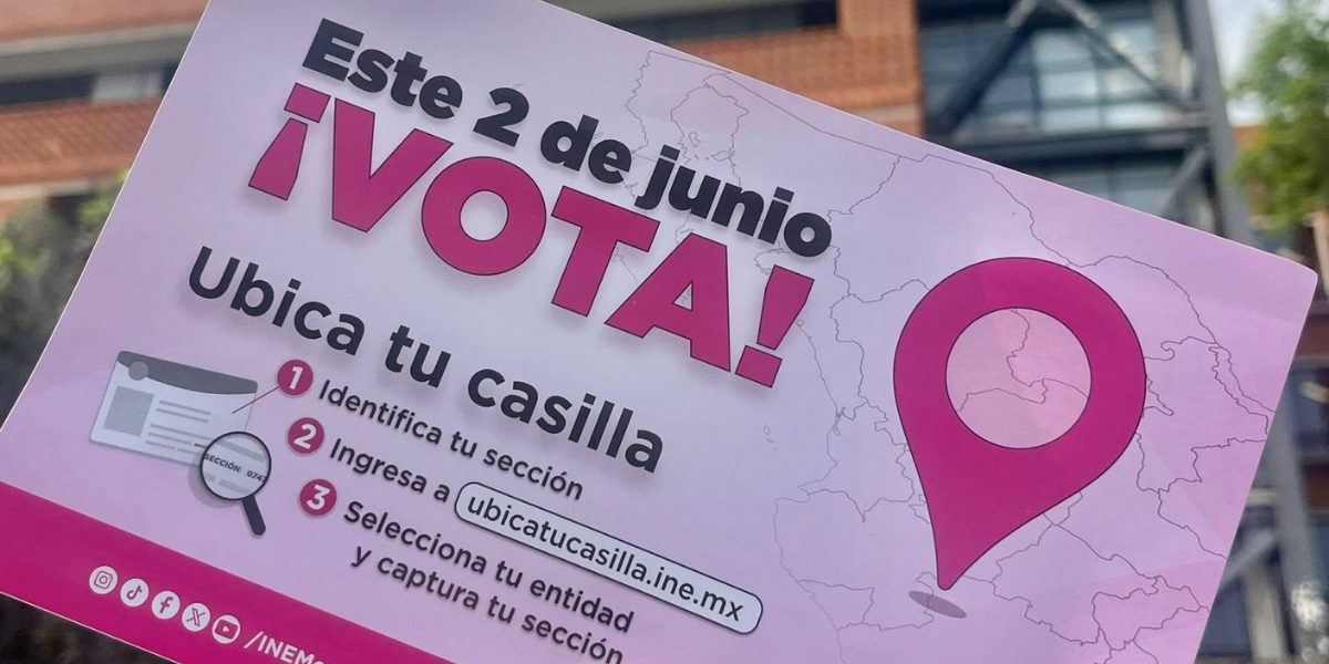 El próximo 2 de junio se llevará a cabo la jornada electoral.