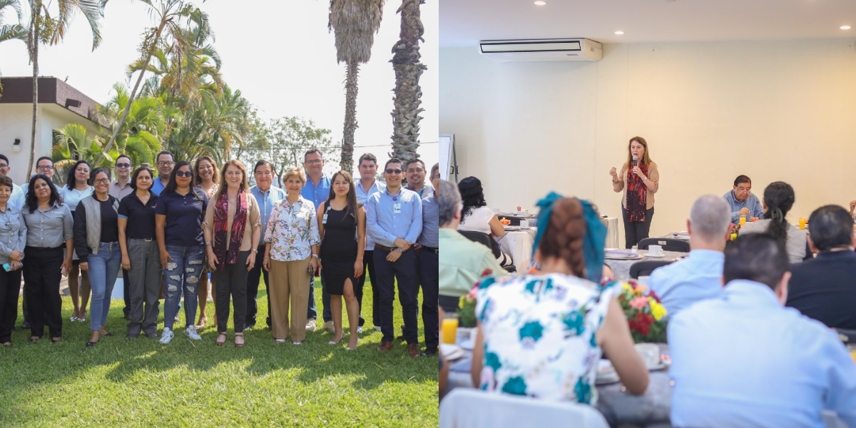 Se reunió con empresarios de PROCIVAC