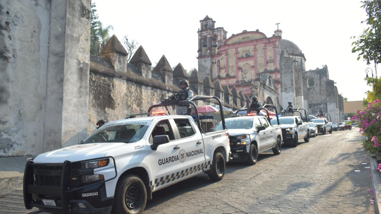 Más de 900 elementos del Ejército y la Guardia Nacional llegan a Morelos