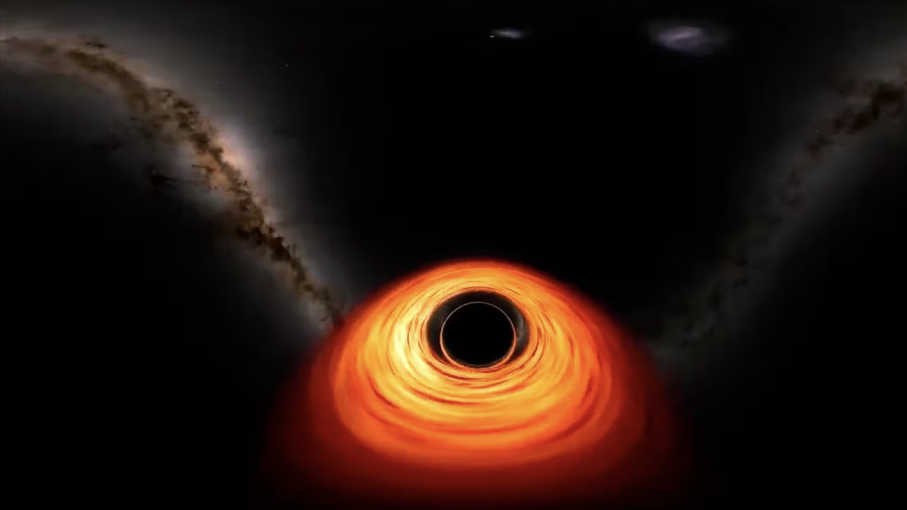 NASA comparte muestra por primera una simulación del interior de un agujero negro