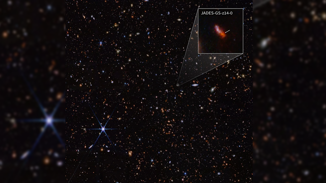 Telescopio James Webb revela la galaxia más antigua jamás observada