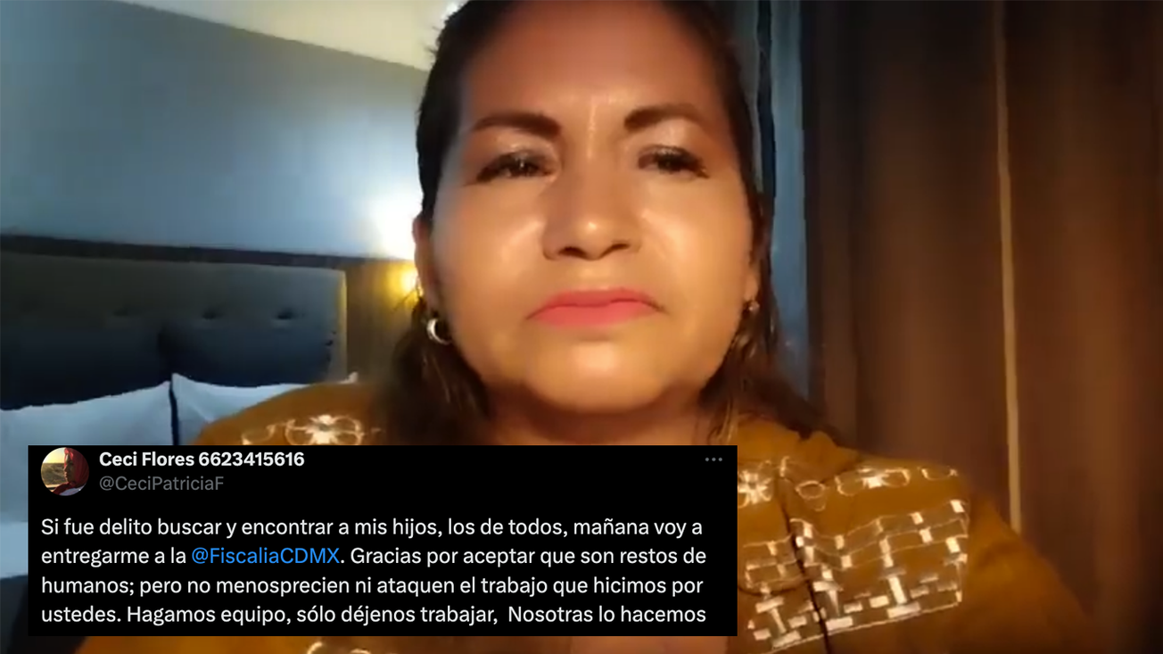 (Video)Responde Ceci Flores a las acusaciones de la fiscalía sobre manipulación de restos