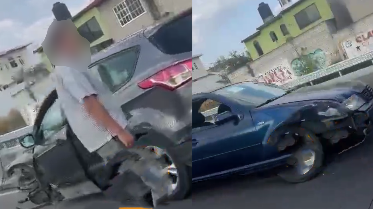 (VIDEO) Fuerte choque en el Paso Exprés provoca tráfico esta tarde