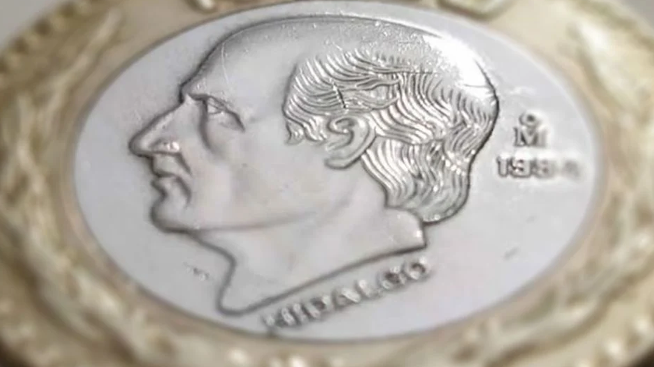 Esta es la moneda de Miguel Hidalgo del 93 que vale 57 Mil Pesos
