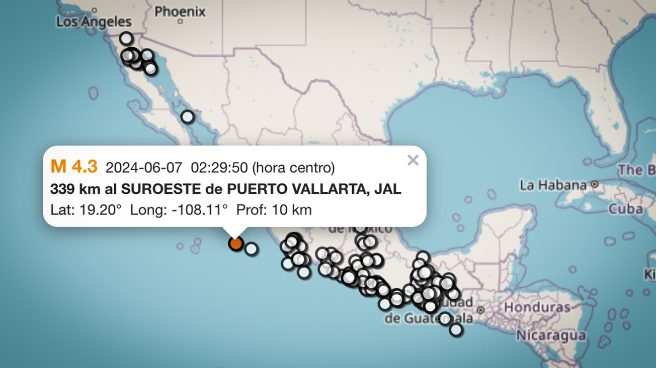 67 sismos sacudieron México en las últimas 24 horas: SSN