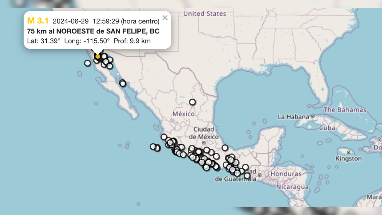 Récord de sismos en México: autoridades reportan 187 este sábado