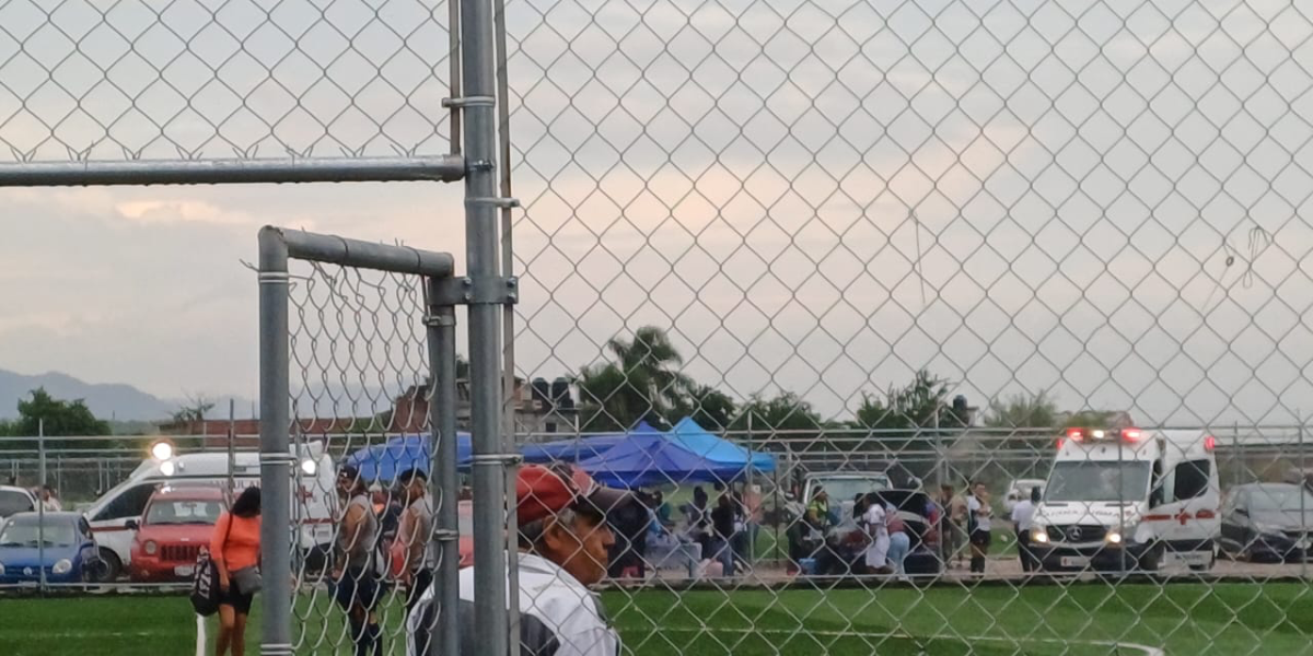 Tres jóvenes resultaron afectados por la caída de un rayo el pasado domingo. 