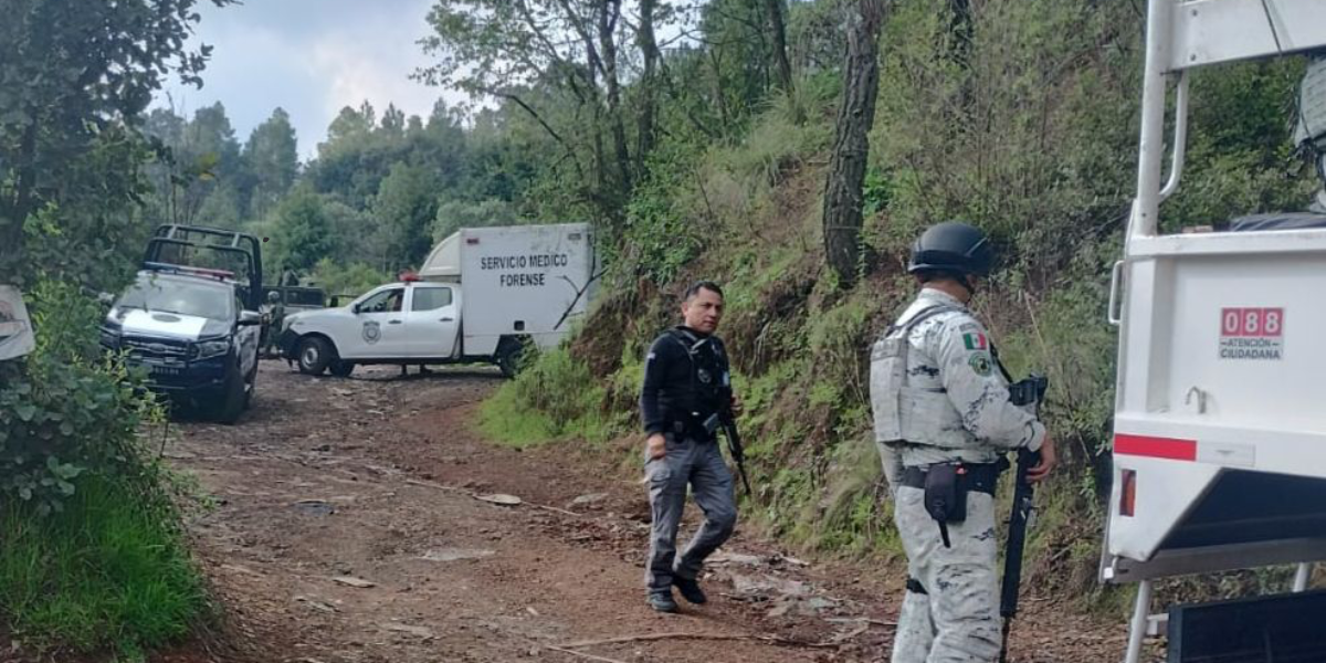 Localizan cadáver en un pareja del municipio de Huitzilac.