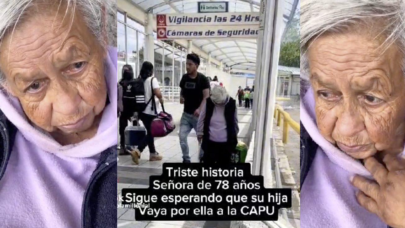 Desgarrador: María espera a su hija en terminal de autobuses desde hace 2 años