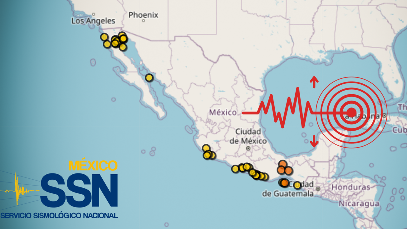 Diminuye actividad sísmica en México este jueves; se registraron 40 movimientos