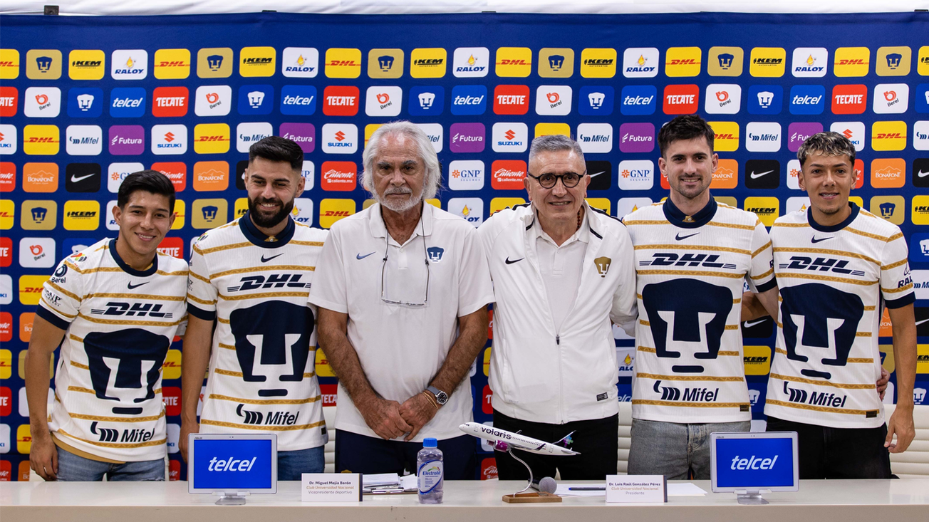 Pumas Presenta a sus Nuevos Refuerzos para el Apertura 2024