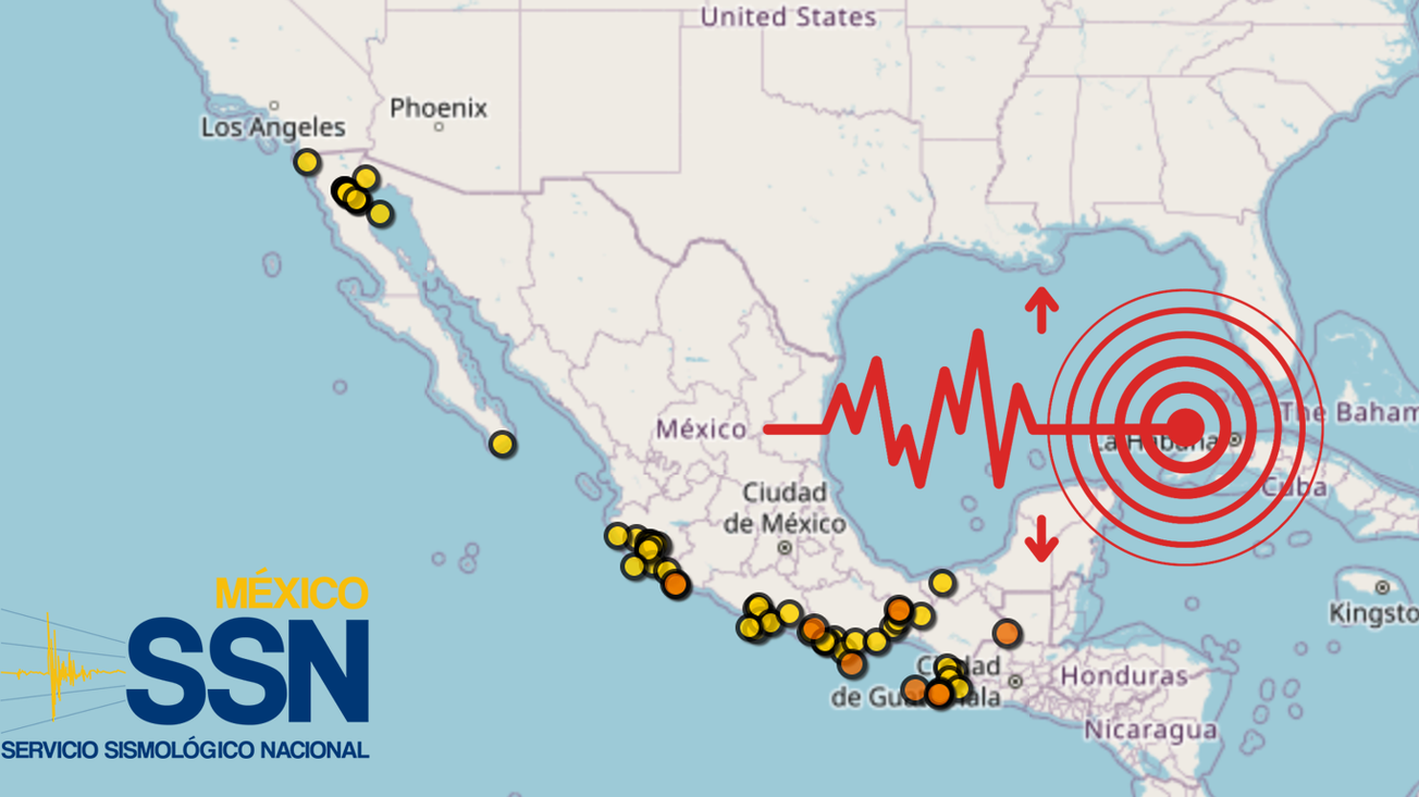 Estos fueron los sismos registrados en México durante las últimas 24 horas