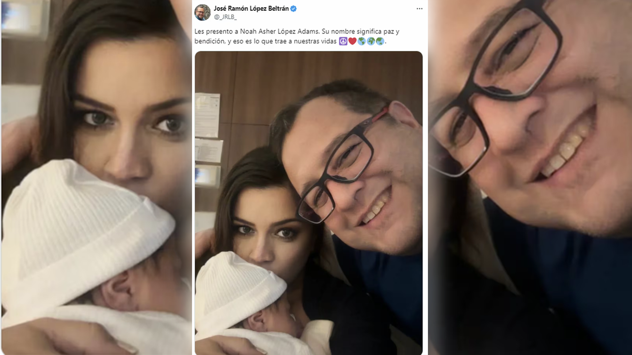 AMLO celebra el nacimiento de su tercer nieto: José Ramón presenta a Noah Asher