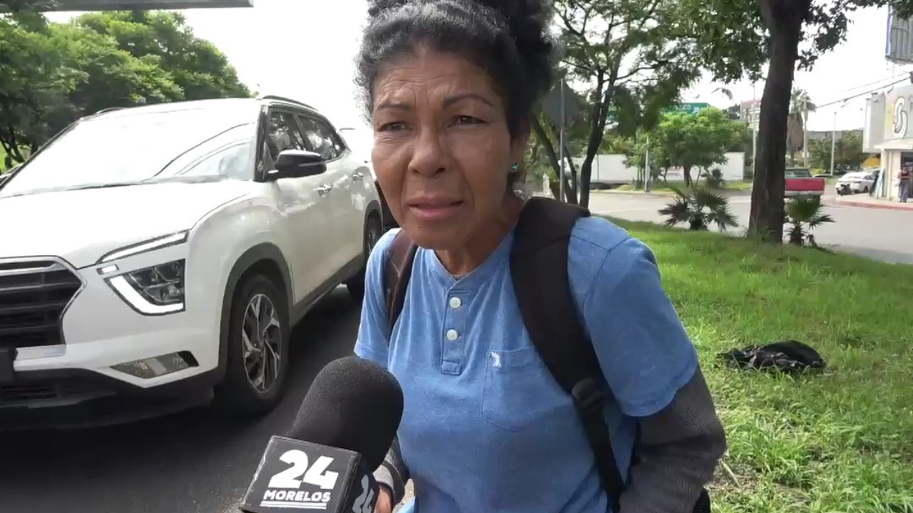 Pareja de migrantes pide ayuda tras quedar varados en Morelos durante su recorrido a EE.UU.