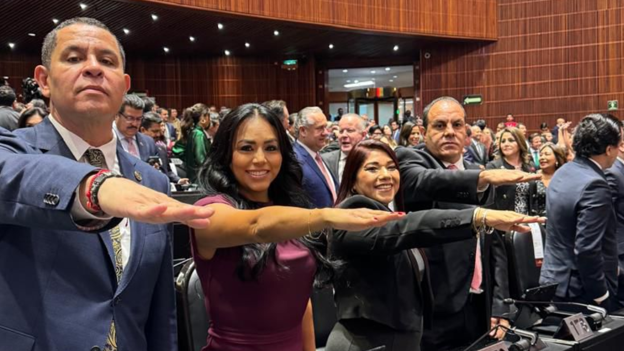 Rinden protesta nuevos diputados federales por Morelos