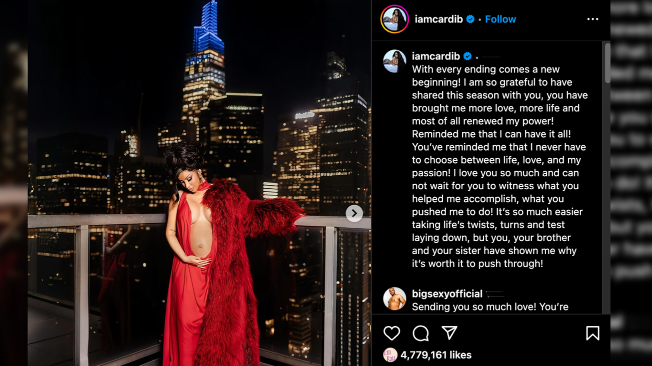 Cardi B Anuncia su Embarazo Poco Después de Iniciar Proceso de Divorcio con Offset
