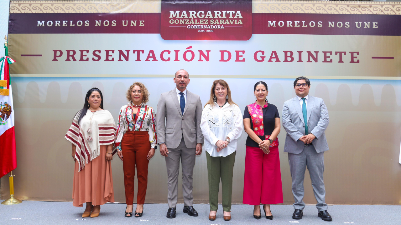 gobernadora morelos gabinete