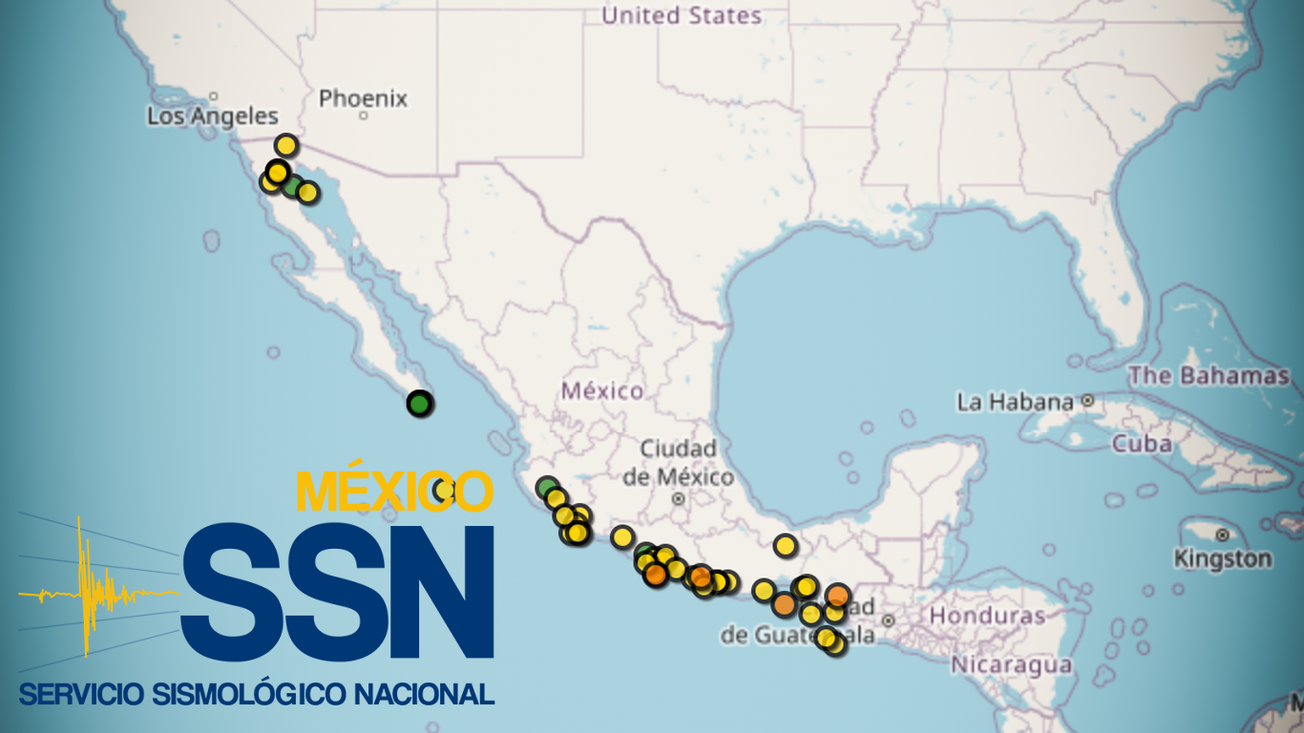 45 Sismos Sacudieron México Este Martes: SSN