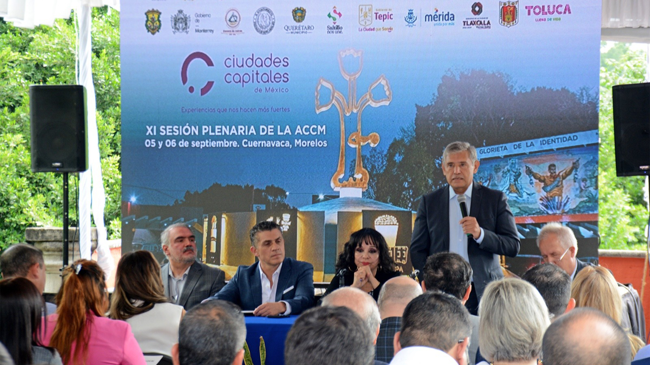 Cuernavaca: sede de la XI sesión plenaria de Ciudades Capitales de México