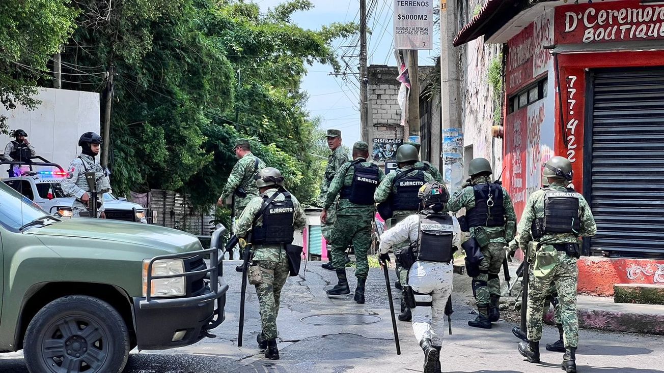 Detienen a civiles armados tras tiroteo en Atlacomulco en Jiutepec