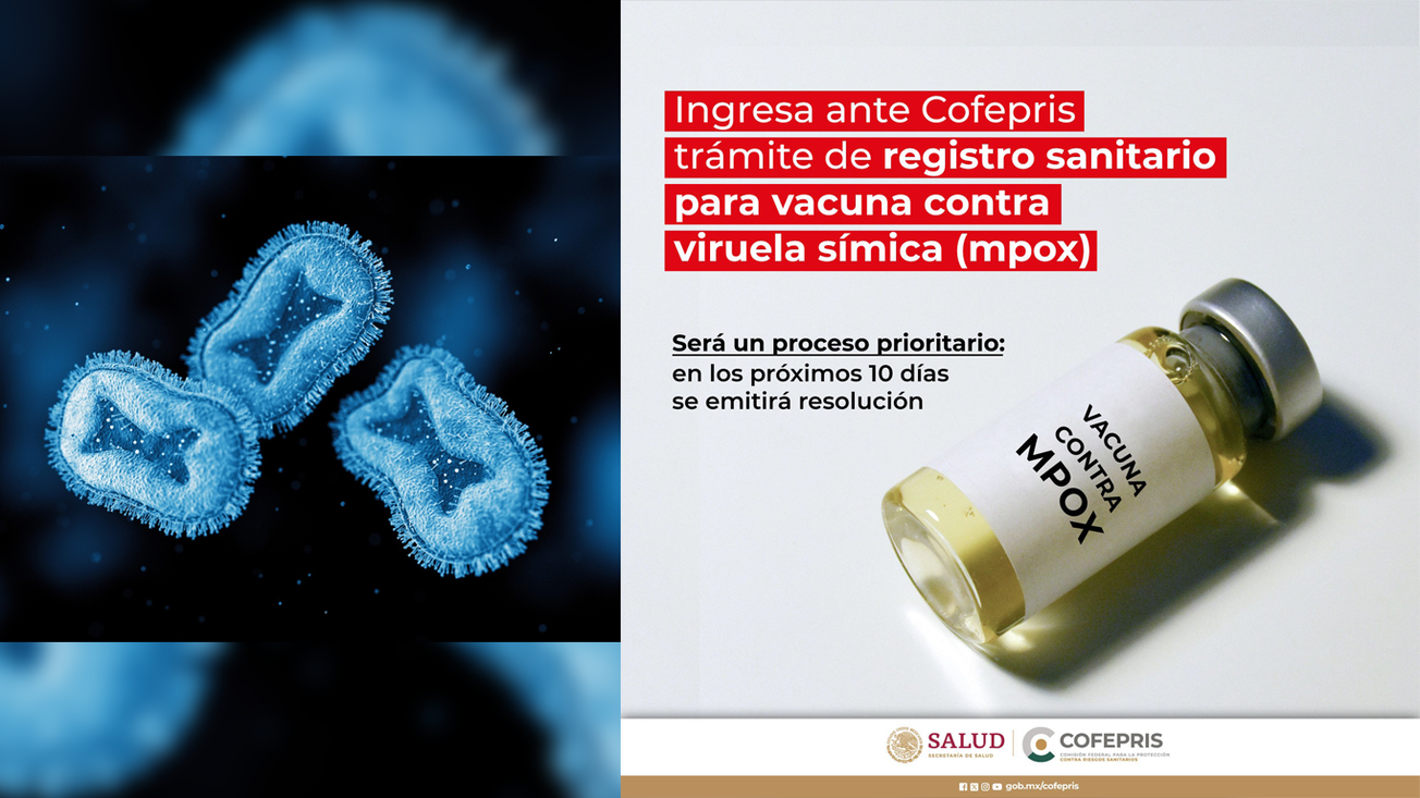 Cofepris Recibe Solicitud para Registro de Vacuna contra Mpox