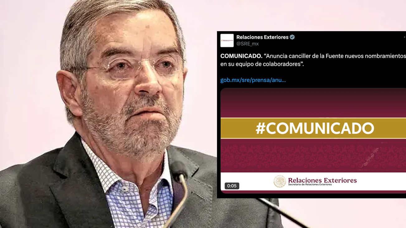 Anuncia canciller de la fuente nuevos nombramientos en su equipo