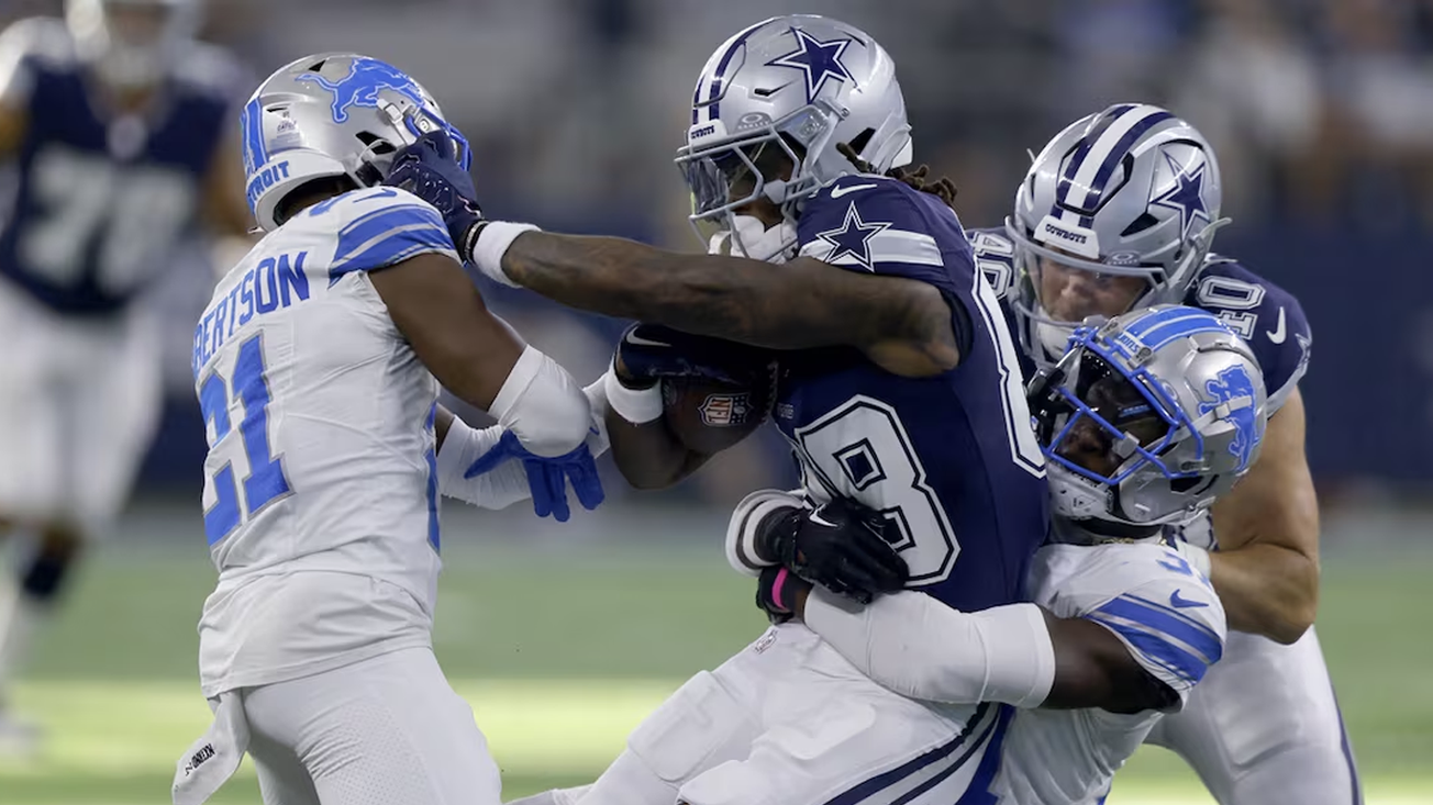 Los Cowboys caen ante los Lions de Detroit