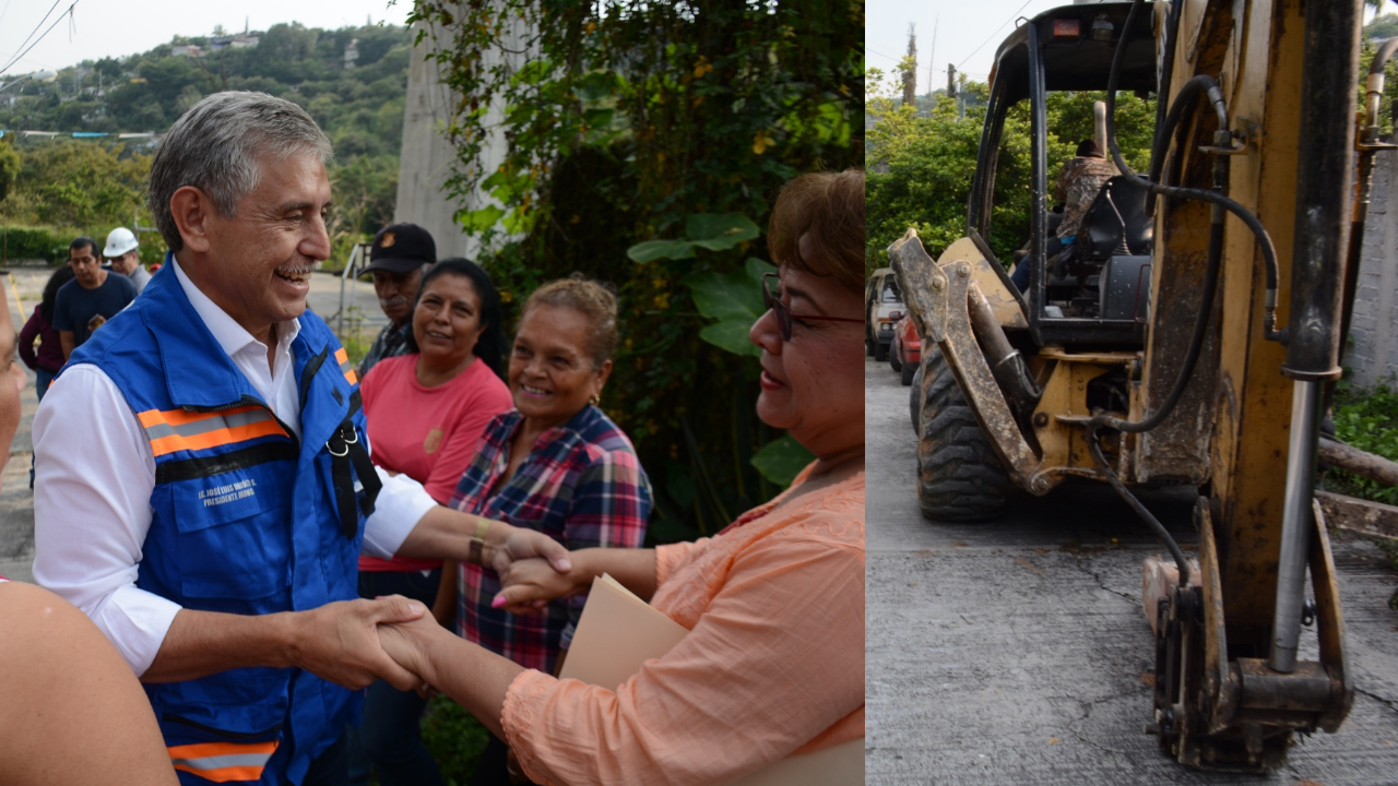 Ayuntamiento de Cuernavaca rehabilita línea de agua potable en Chipitlán