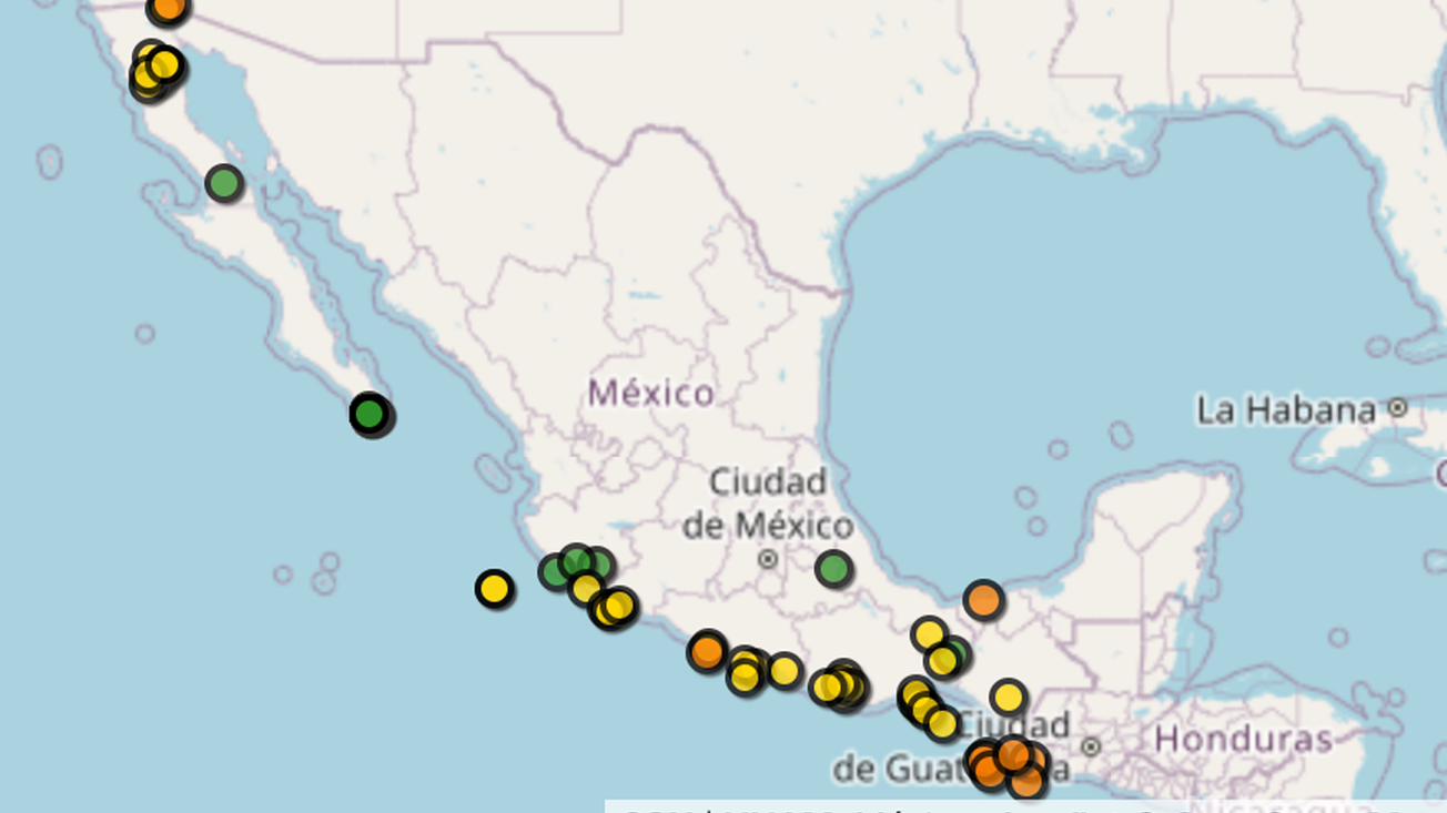 Sismológico Nacional registra 106 movimientos en México este martes