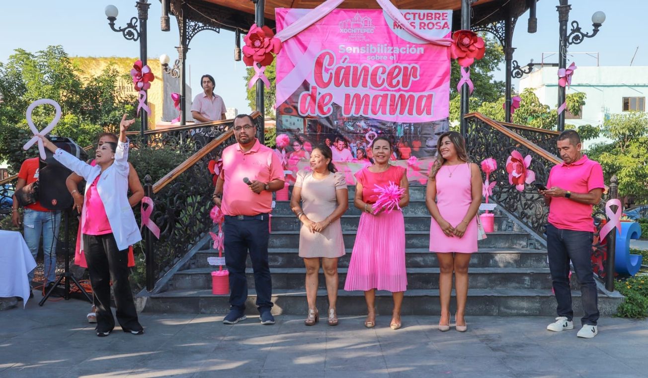 Xochitepec se suma a la lucha contra el cáncer de mama con la “Caminata Rosa”
