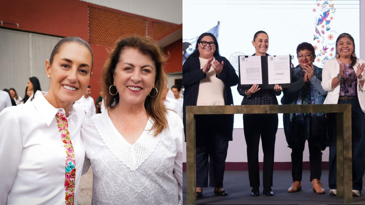 Claudia Sheinbaum y Margarita González Saravia 
