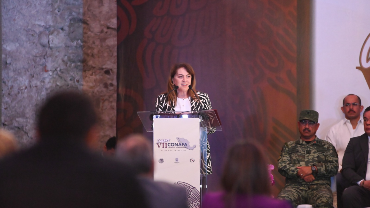 Gobernadora de Morelos inaugura la VII Cumbre de la Conafa