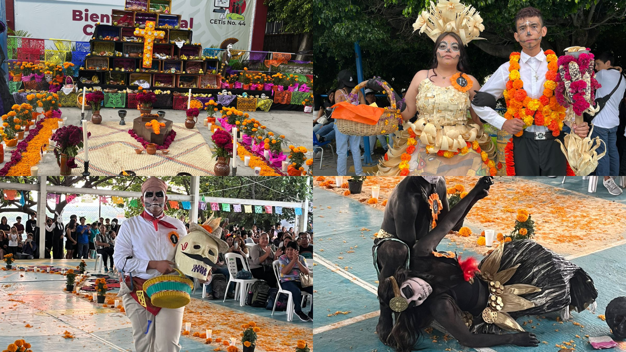 Cetis 44 celebra el día de muer*tos con el festival Mictlán