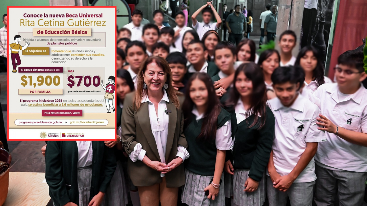 Estudiantes secundaria Morelos Beca Rita Cetina