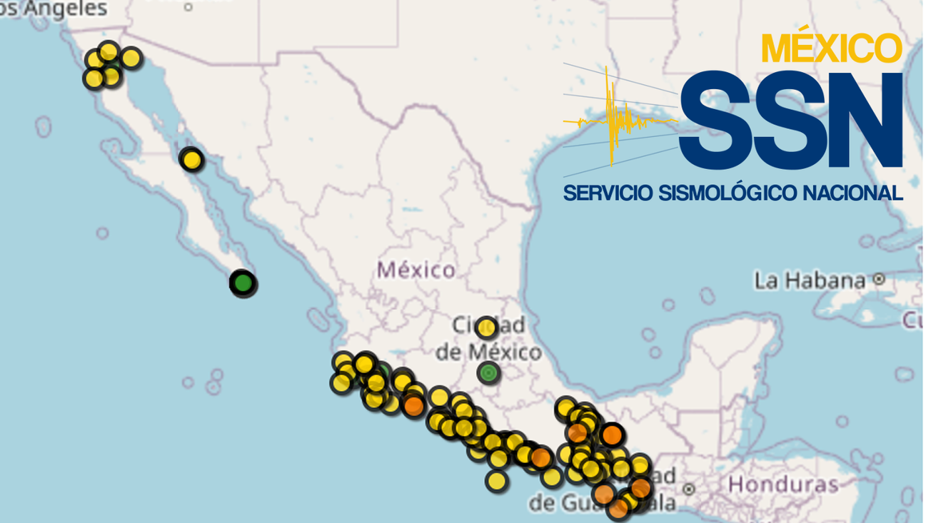 México cierra la semana con 57 sismos en 24 horas